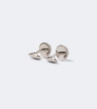 Giorgio Armani Silver cufflinks with crystals