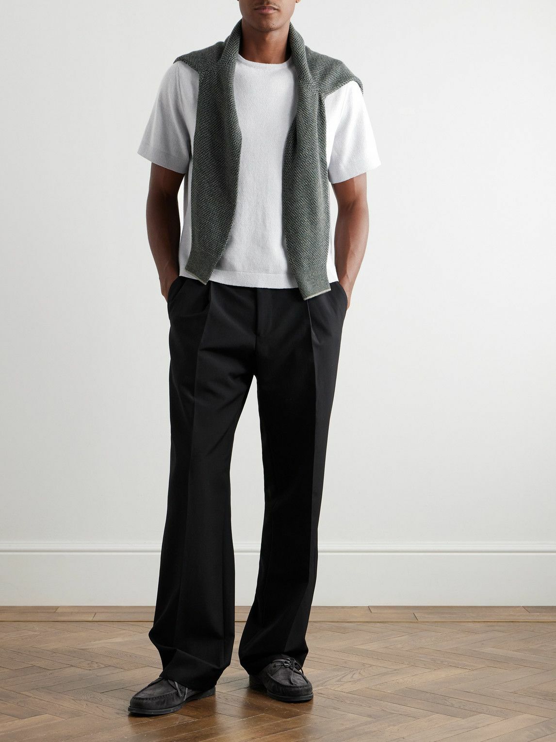 Stòffa - Cashmere T-Shirt - White