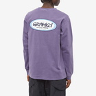 Gramicci Men's Long Sleeve Oval T-Shirt in Purple Pigment