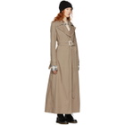 Marc Jacobs Tan Redux Grunge Nylon Trench Coat