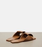 Loewe Origami leather slides