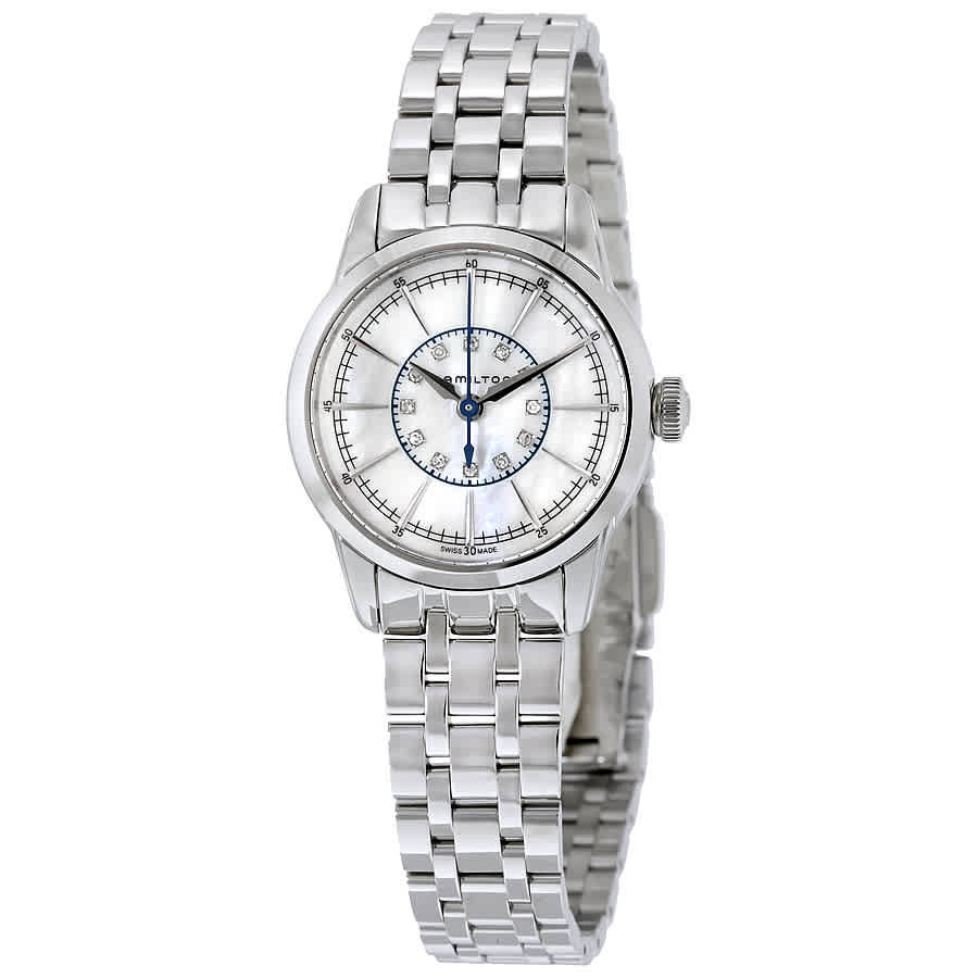 Hamilton Railroad White Mother of Pearl Dial Ladies Watch H40311191