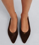 Prada Suede slingback flats