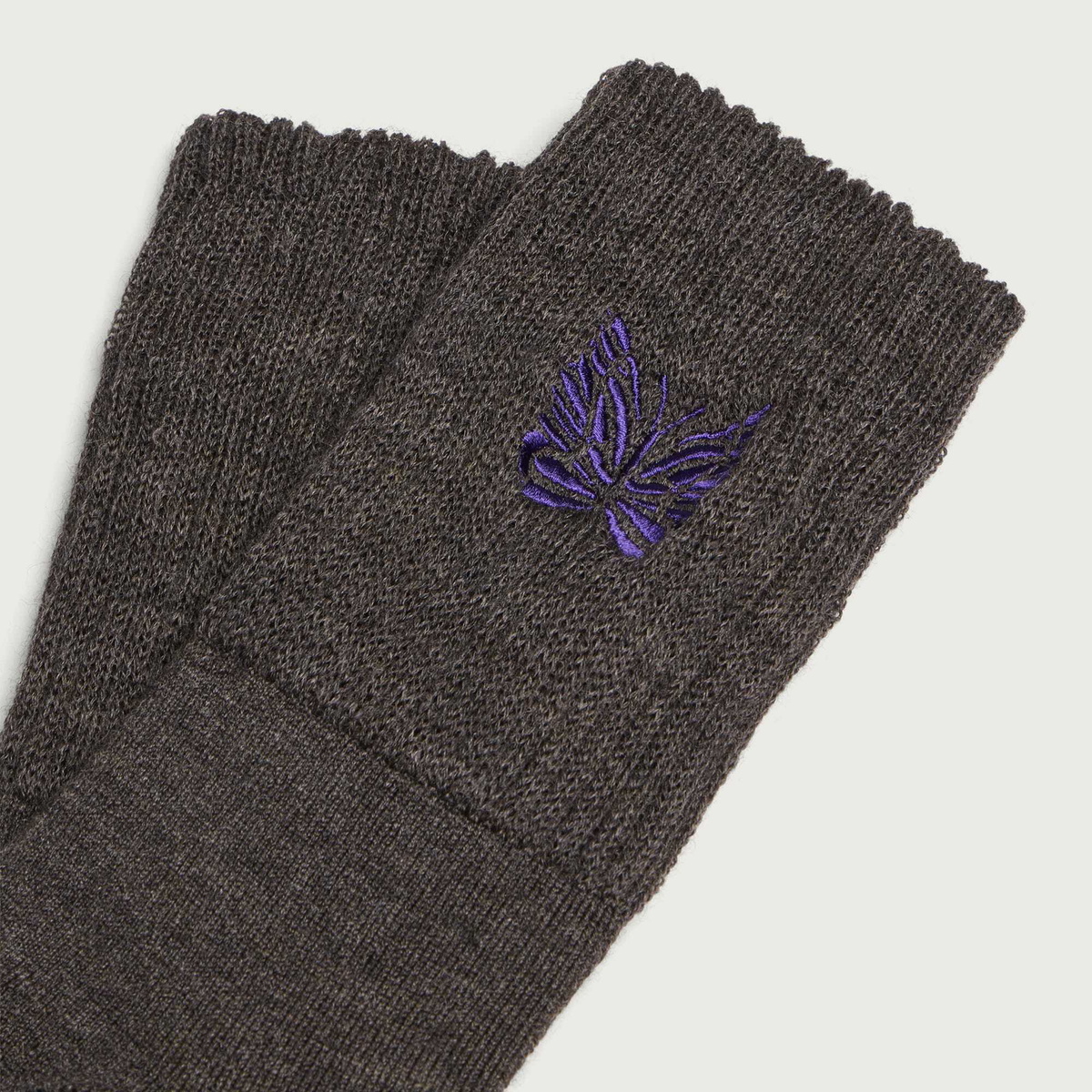 Needles Women's Wool Socks in Umber