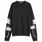 Palm Angels Men's Palms Crew Knit in Black