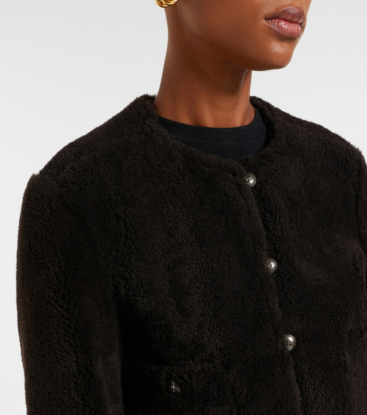 Dorothee Schumacher Soft Touch cropped reversible leather jacket