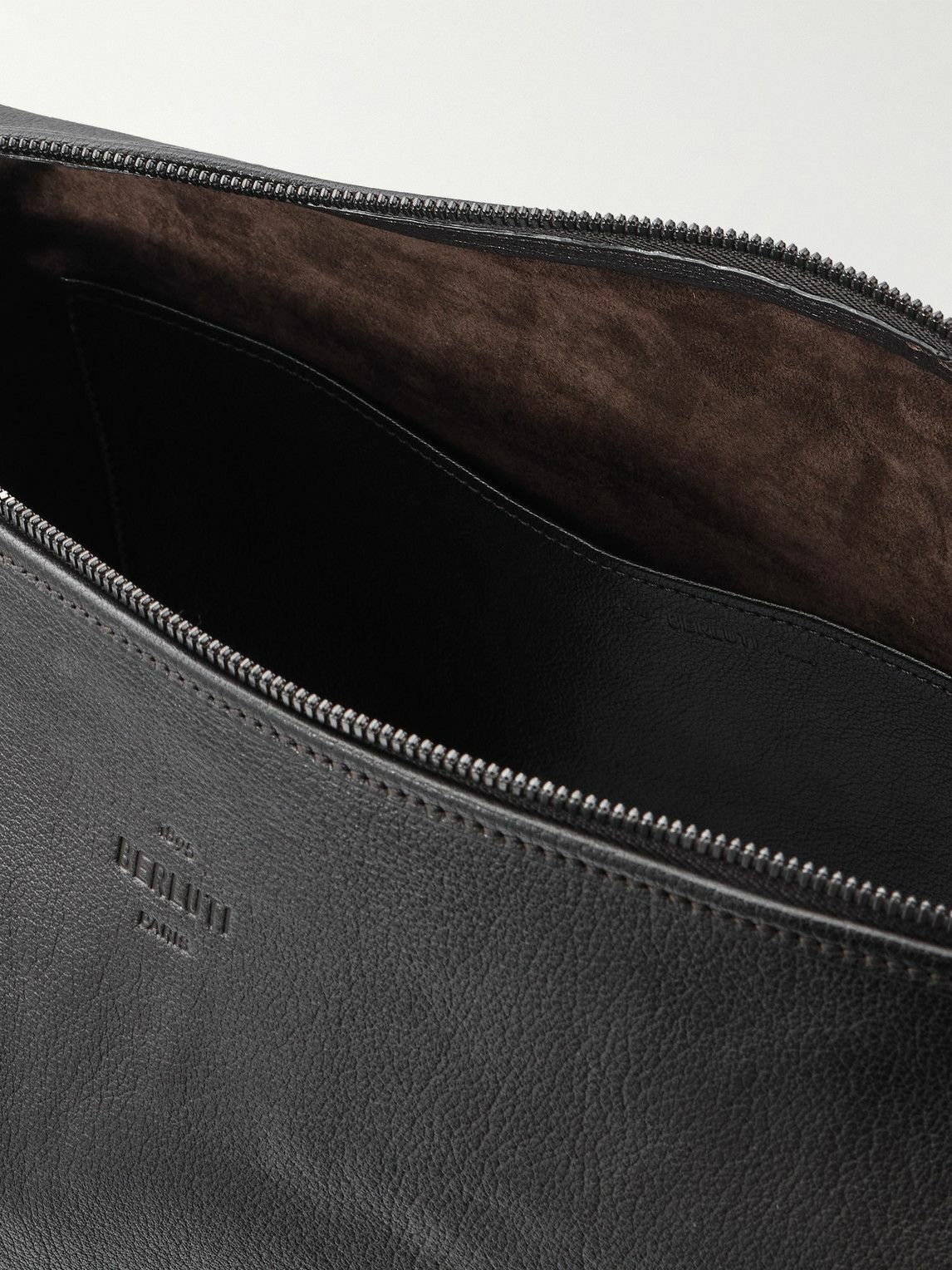 Berluti - Un Jour Textured-Leather Messenger Bag