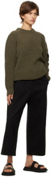 C.P. Company Khaki Textured Crewneck