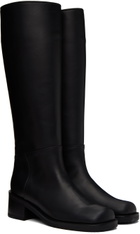 AMOMENTO Black Long Boots