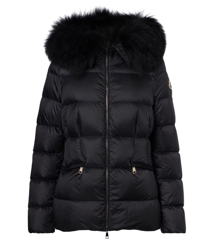 Photo: Moncler Boed shearling-trimmed down jacket