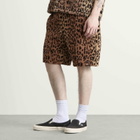 Neighborhood Men's x Hippopotamus Terry Cloth Shorts in Leopard