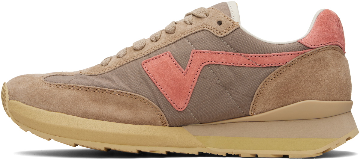 visvim Taupe & Pink FKT Runner Sneakers