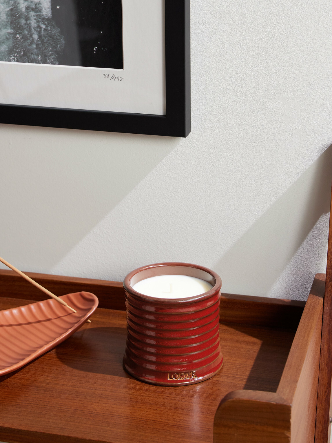 LOEWE Perfumes - Midi Sweet Almonds Scented Candle, 280g - Brown