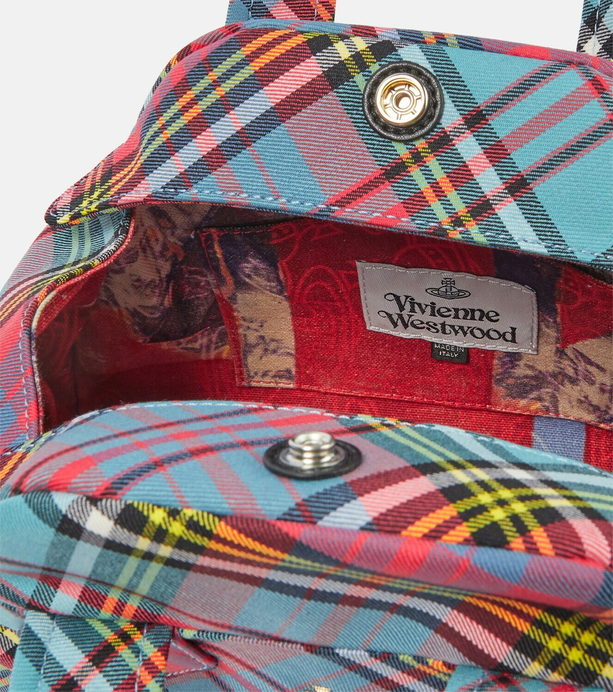 Vivienne Westwood Archive Yasmine Medium Tartan Tote Bag Vivienne 