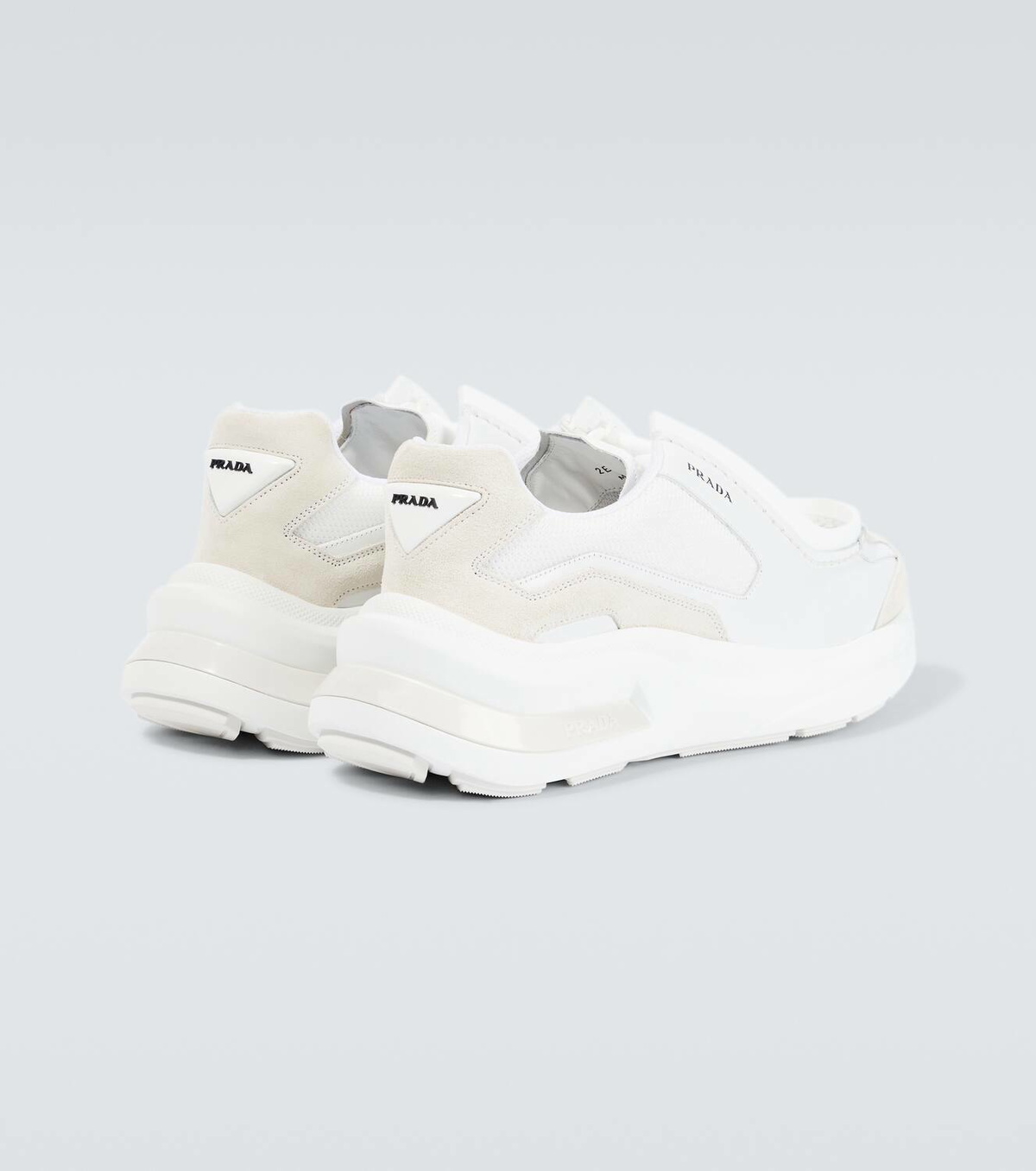 Prada Systeme leather sneakers Prada