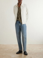 Frescobol Carioca - Tomas Striped Linen and Cotton-Blend Blouson Jacket - Neutrals