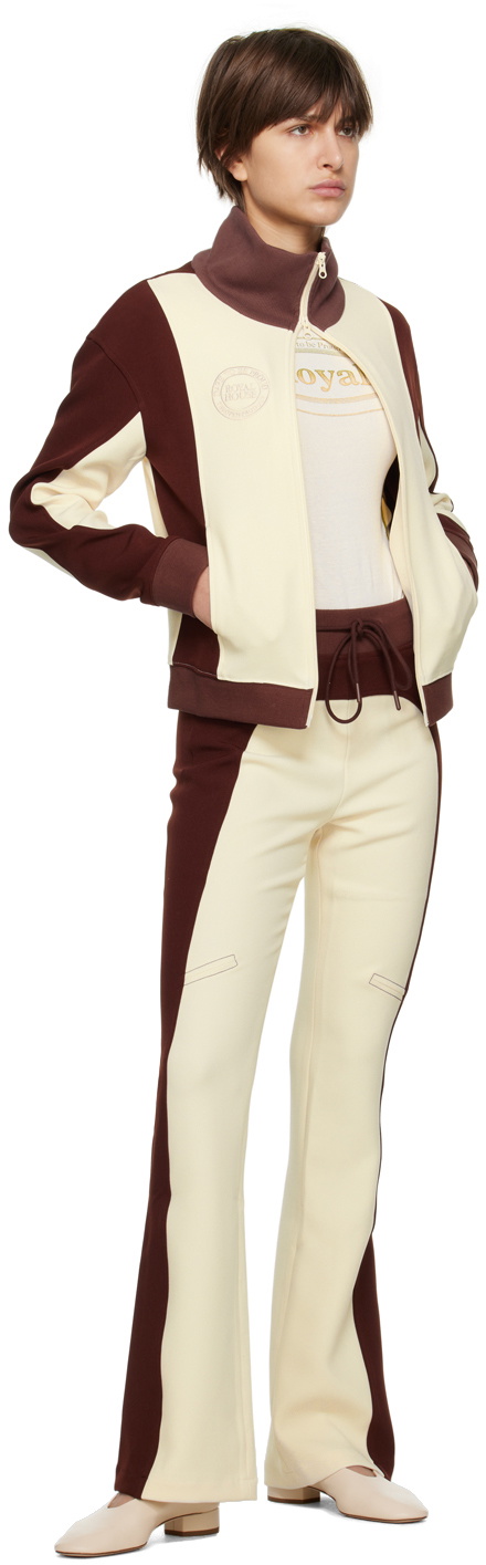 TheOpen Product Brown Paneled Lounge Pants