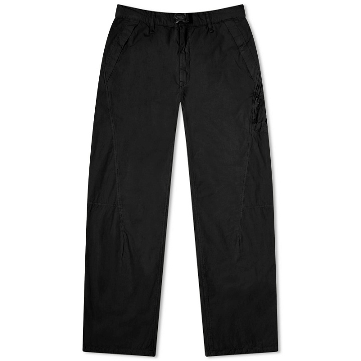 Photo: C.P. Company Men's Micro Reps Loose Utility Pants in Black