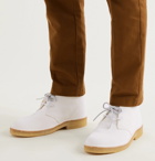 Clarks Originals - Suede Desert Boots - White