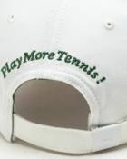 Sporty & Rich Lacoste Serif Hat White - Mens - Caps
