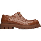 Bottega Veneta Brown Haddock Lace-Up Derbys