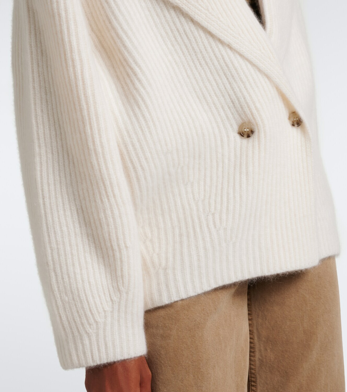 Arch4 Lucille ribbed-knit cashmere cardigan