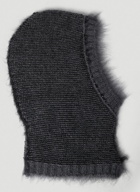 Brushed Knit Balaclava in Grey
