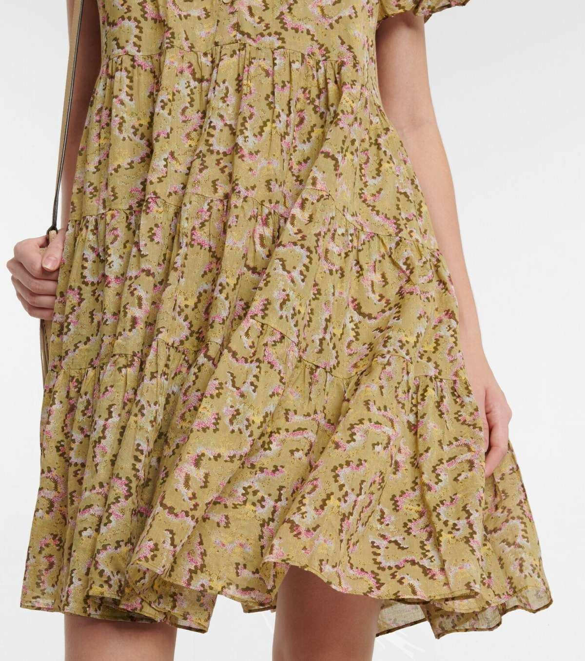 Marant Etoile Lanikazi printed cotton minidress Isabel