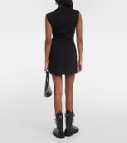 Frame The Seamed Scoop denim minidress