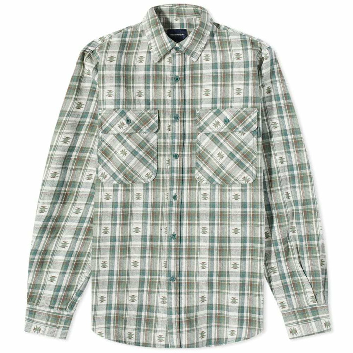 Photo: thisisneverthat Men's African Check Shirt in Green
