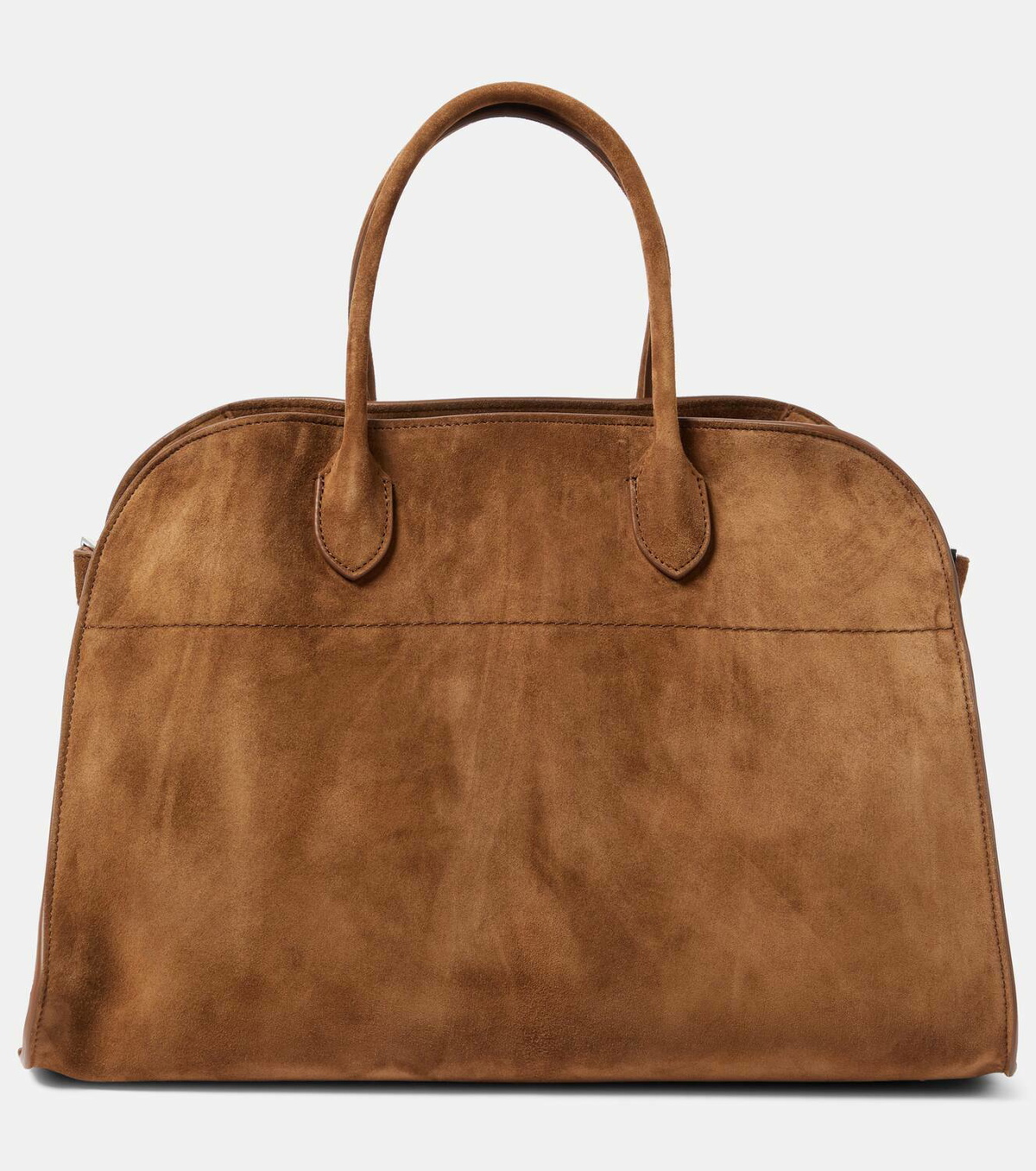The Row Soft Margaux 15 suede tote bag