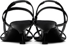ANINE BING Black Hilda Heeled Sandals