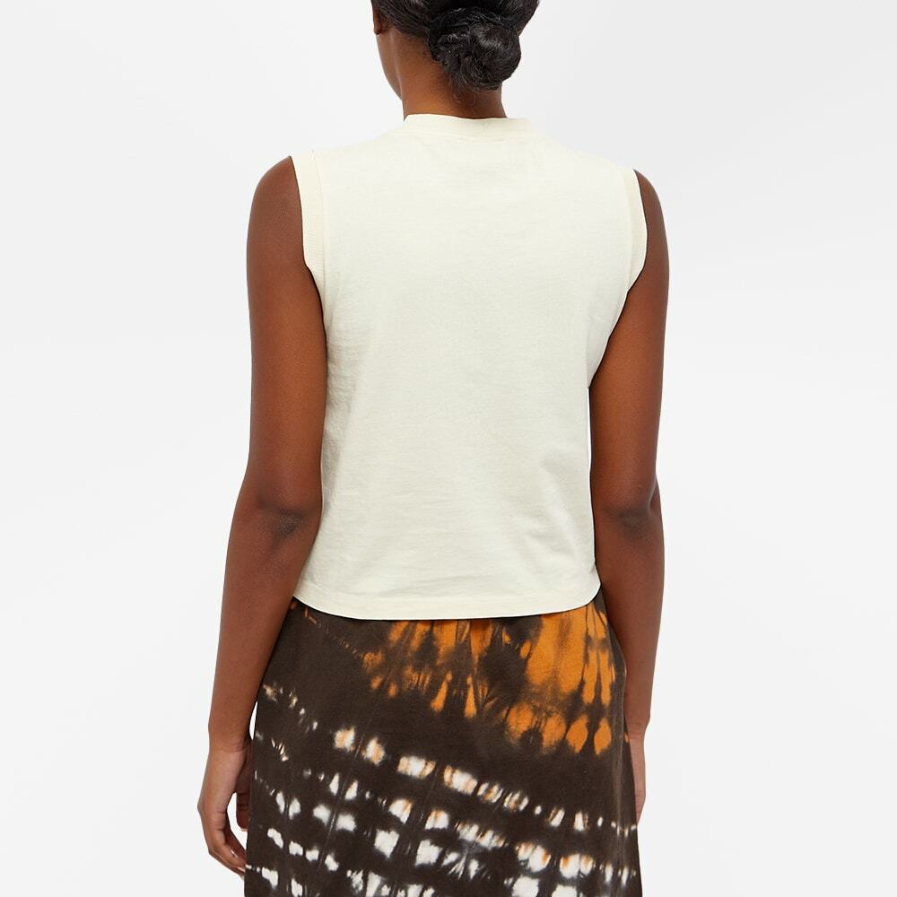 Aries Women's J'adoro Shrunken Vest in Alabaster ARIES