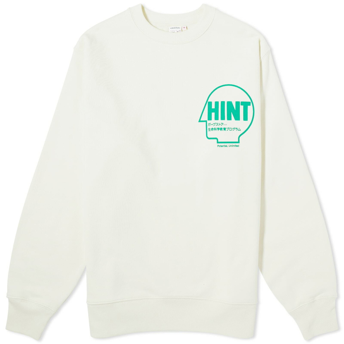 Garbstore Men's Hint Sweatshirt in Ecru