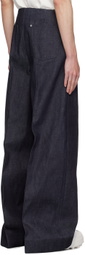 Peter Do Indigo Oversized Jeans