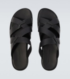Manolo Blahnik Marvin leather sandals