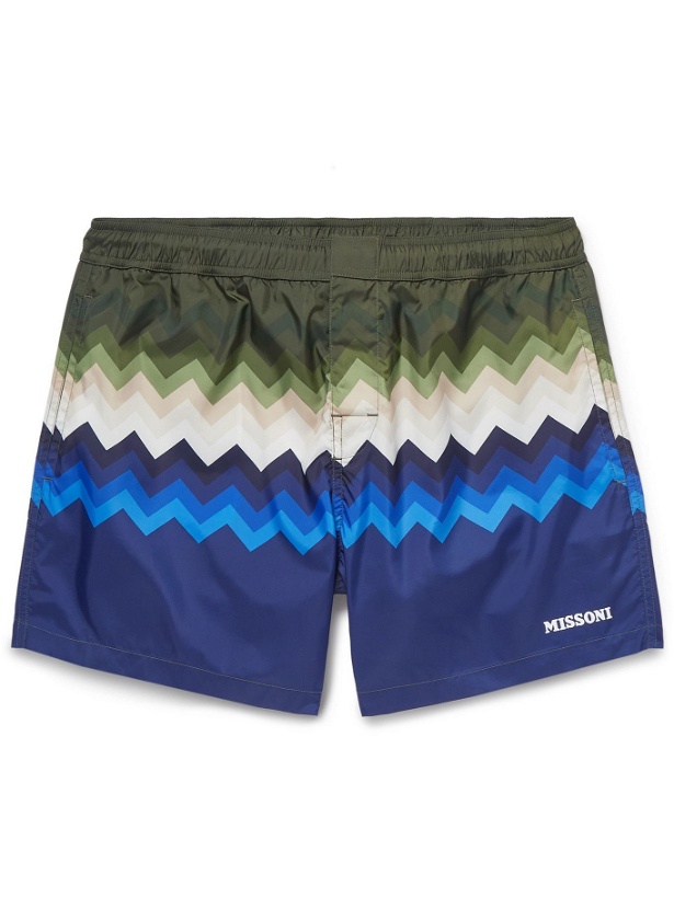 Photo: Missoni - Mid-Length Swim Shorts - Green