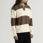 Corridor Men's Brushed Knit Rugby in Natural