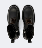 Rick Owens Army Gabe leather combat boots