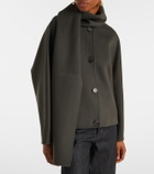 'S Max Mara Kate scarf-detail virgin wool jacket