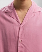Officine Générale Eren Shortsleeve Shirt Pigment Dye Lyocell Pink - Mens - Shortsleeves