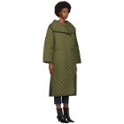 Toteme Green Quilted Annecy Coat