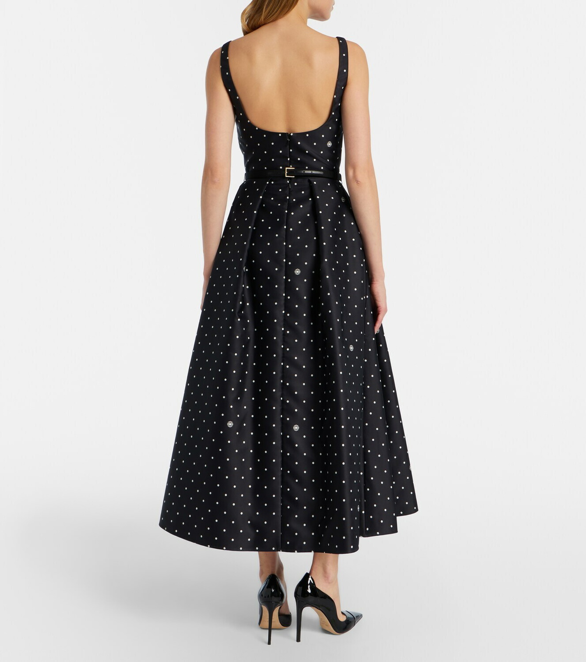 Elie Saab Polka-dot midi dress