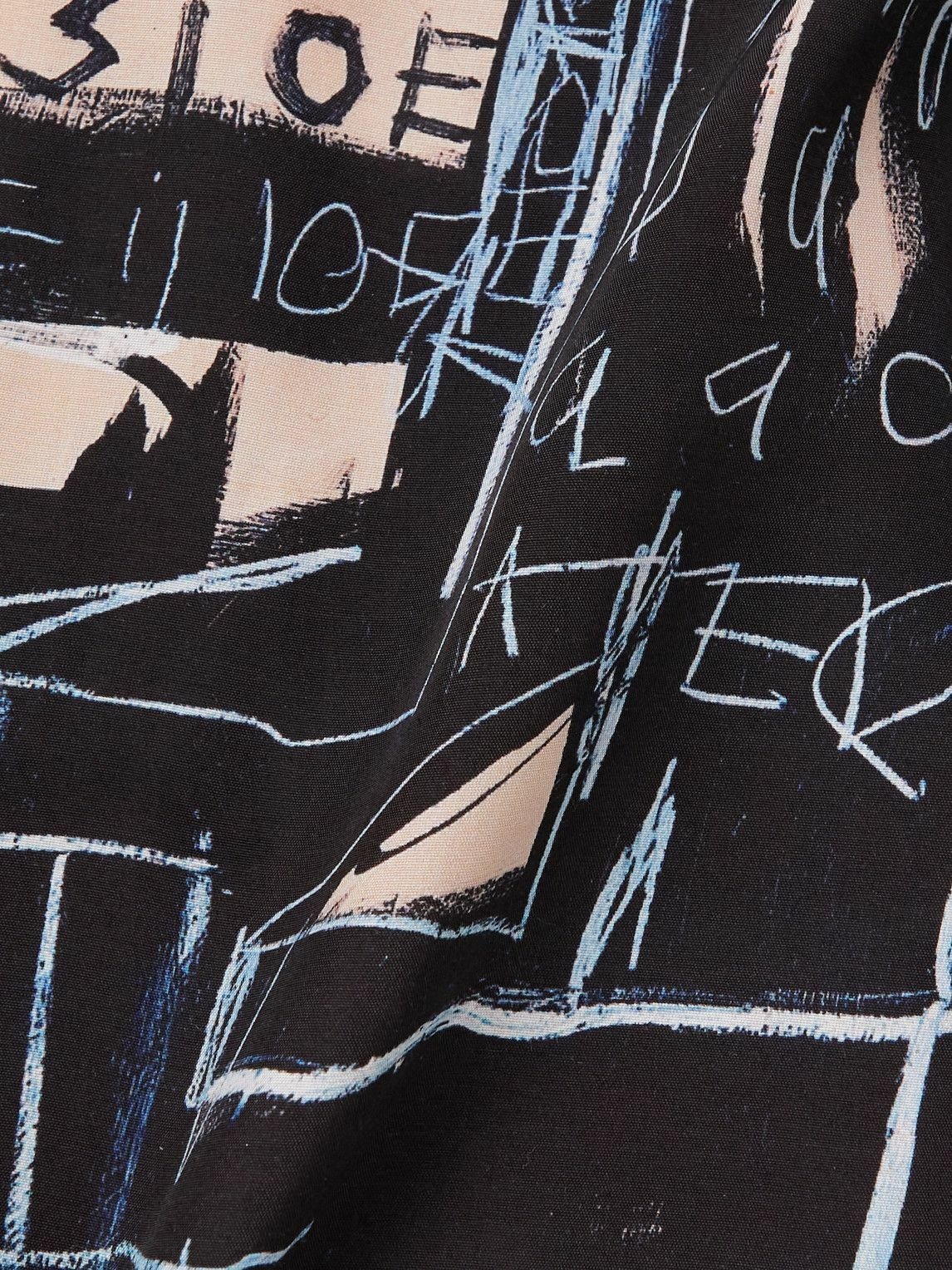 Wacko Maria - Jean-Michel Basquiat Camp-Collar Printed Woven Shirt - Yellow  Wacko Maria