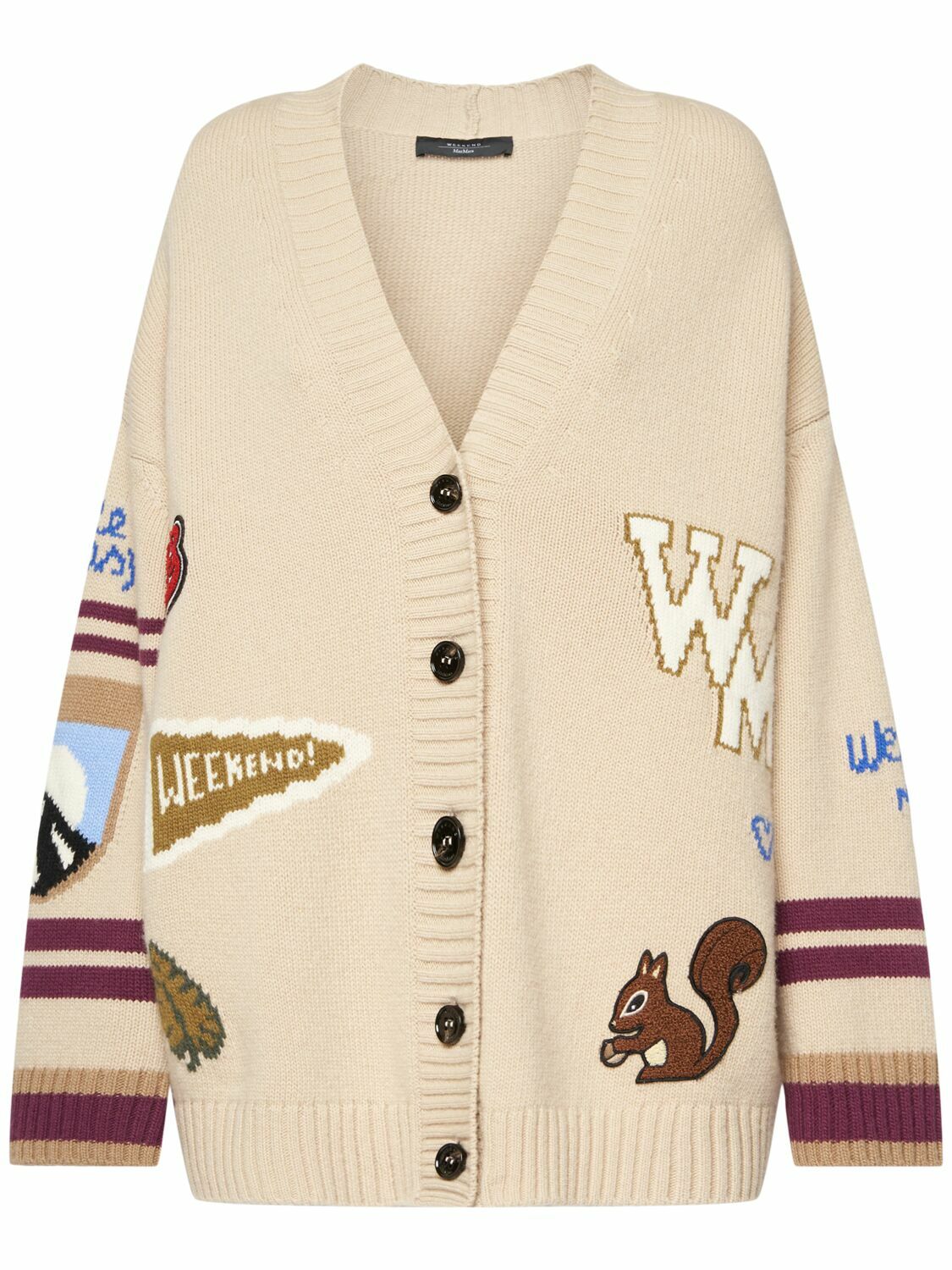 WEEKEND MAX MARA Cairo Wool Blend Cardigan Weekend Max Mara