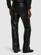 SUNFLOWER Straight Twist Leather Pants