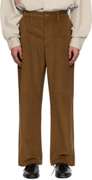 Glass Cypress Brown Corduroy Trousers
