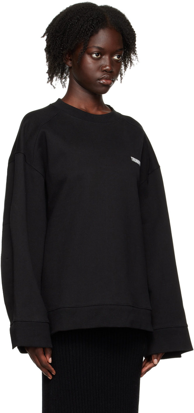 Trunk Project Black Vented Sweatshirt