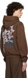 pet-tree-kor Brown 'What's In Your Lunch Box?' Hoodie