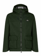 MC2 Saint Barth Man Hooded Green Windbreaker Jacket